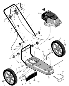 Part Location Diagram of 740298 Murray Engine